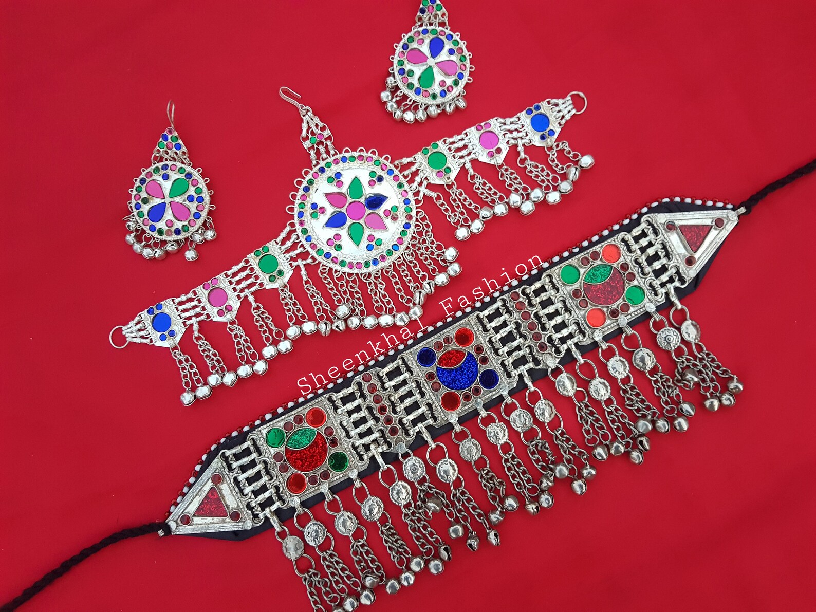 Hand Made Traditional Afghan Jewelry Set Etsy UK