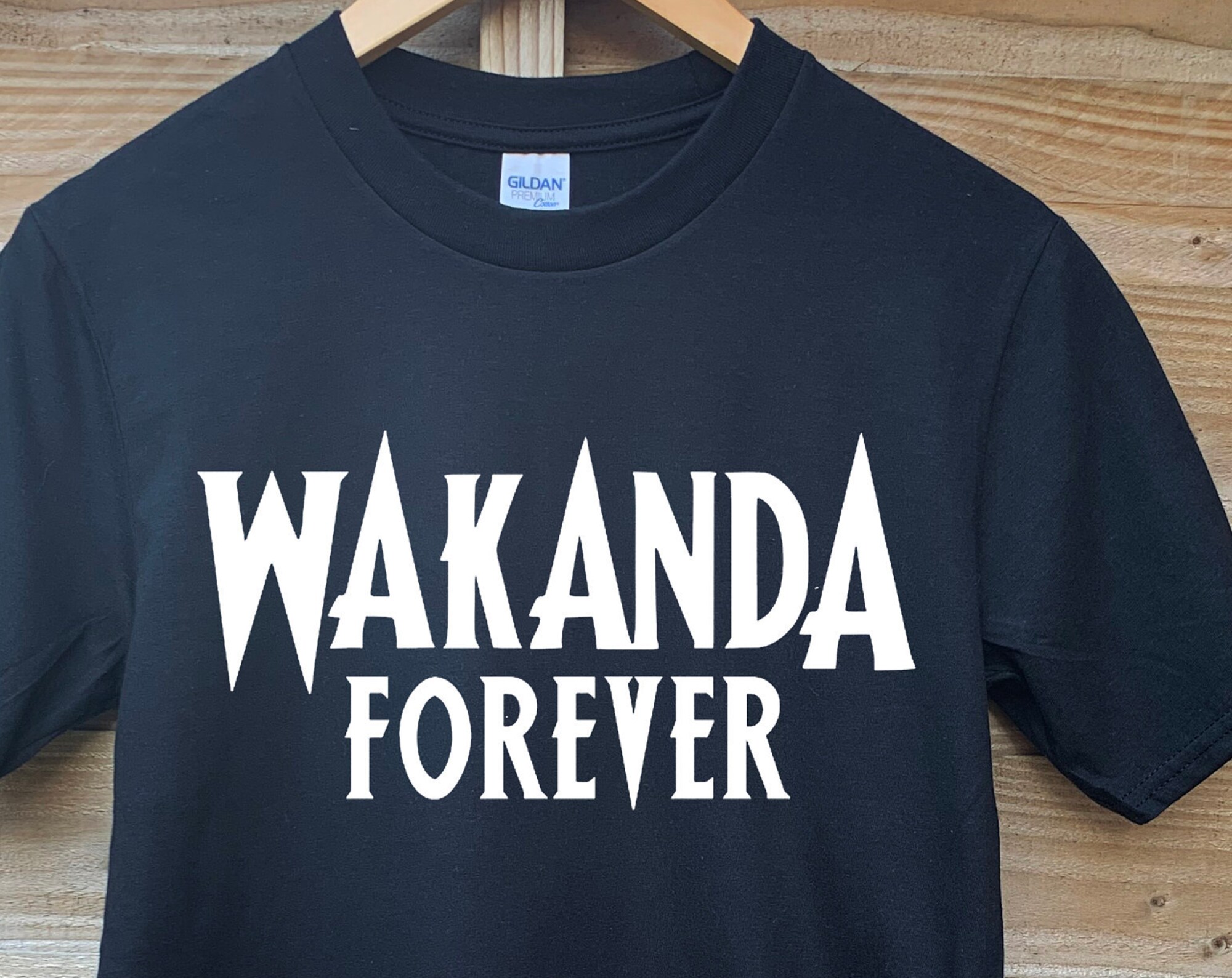 Discover Camiseta Wakanda Para Siempre Pantera Negra Vintage para Hombre Mujer