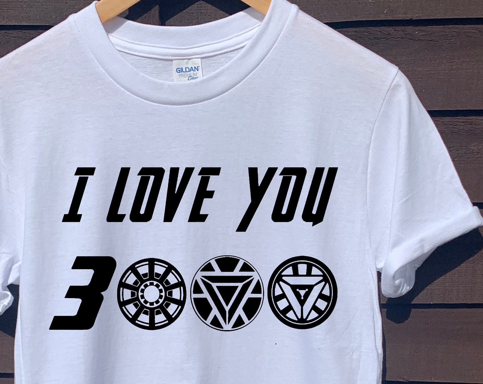 Discover Ich liebe dich 3000 Bogen Reaktoren - Iron Man unisex T-shirt