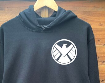 marvel shield hoodie