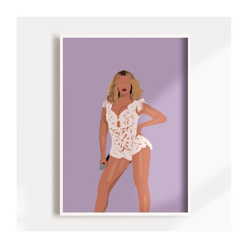 Beyonce Poster. Lemonade Minimalist Modern Art Print. Etsy