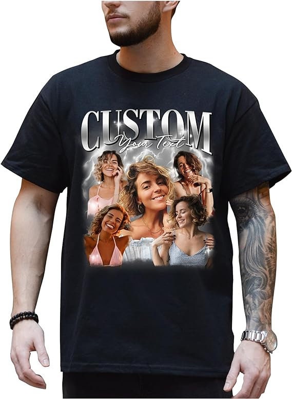 Custom Bootleg Rap Shirt, Custom Face, Personalized