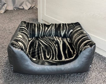 Cama para perros Lavable Muebles suaves Cama grande para gatos Cama para mascotas Cama para perros hecha a mano Cama para perros de lujo Cama para perros Funda extraíble Cama para perros de piel