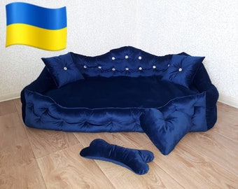 Dog bed, Large dog bed, Personalised bed , Extra large dog bed, Velvet dog bed, Custom dog bed, Dog sofa, Pet bed, Luxury dog bed