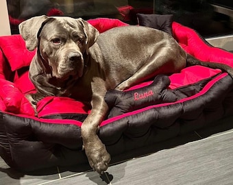 Dog bed, Large dog bed, Personalised bed , Extra large dog bed, Velvet dog bed, Custom dog bed, Dog sofa, Pet bed, Luxury dog bed