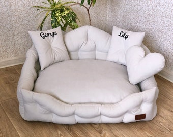 Dog bed, luxury dog bed, Dog sofa, Pet bed,large dog bed, Cat bed,Personalized pet bed, Couch Velvet bed , Elevated dog bedц