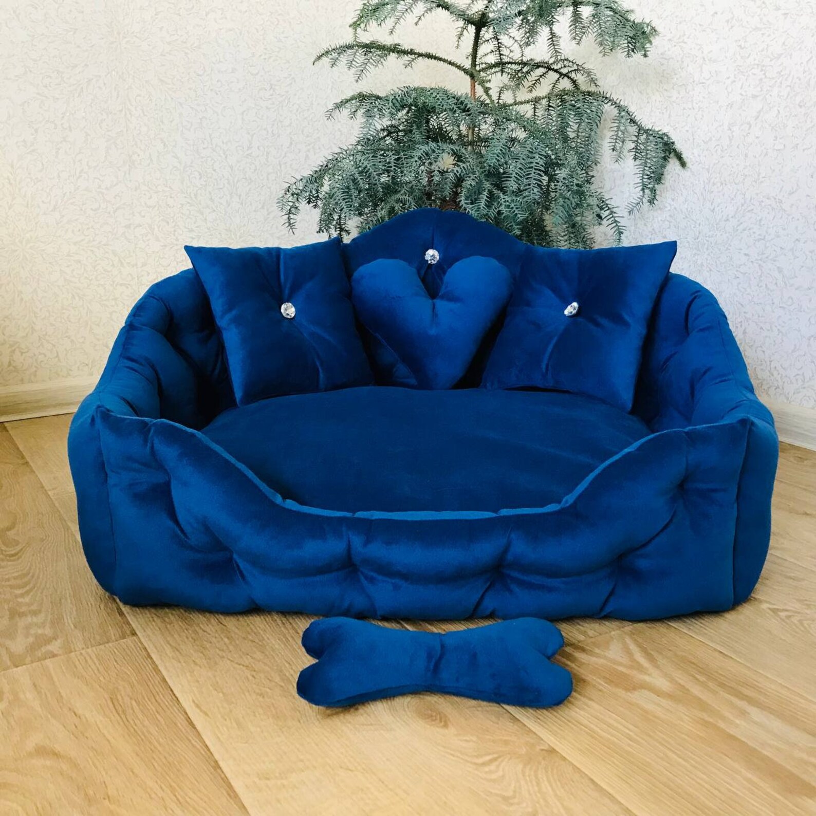 Dog Bed Princess Bed Pink Soft Dog Bed Cat Bed Dog Sofa Etsy