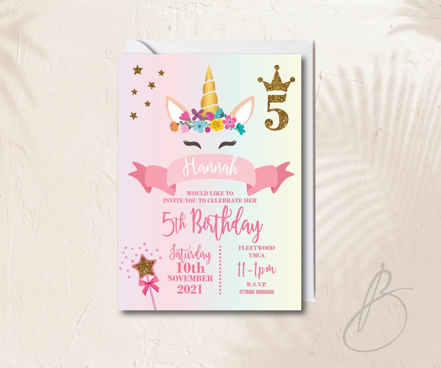 Unicorn baby shower invitations sales