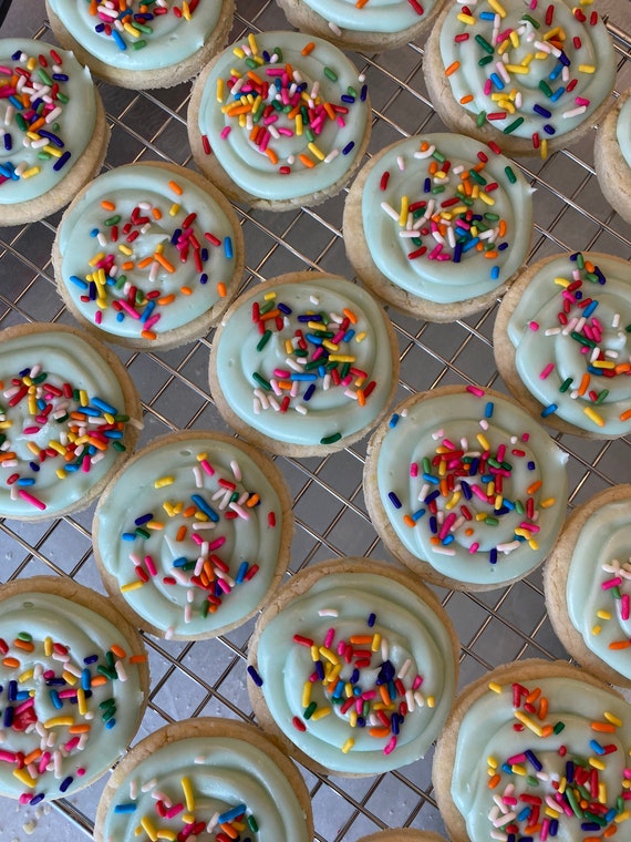 Gluten Free Frosted Cookies Etsy