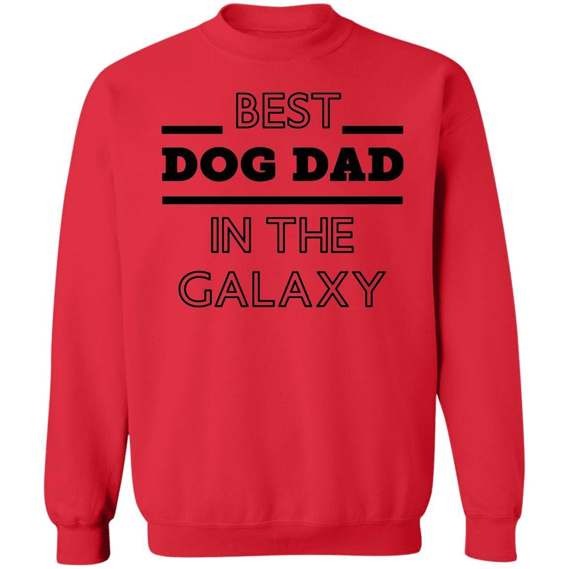 Dog Sweater Dog Clothing Best Dog Dad In The Galaxy Crewneck Etsy