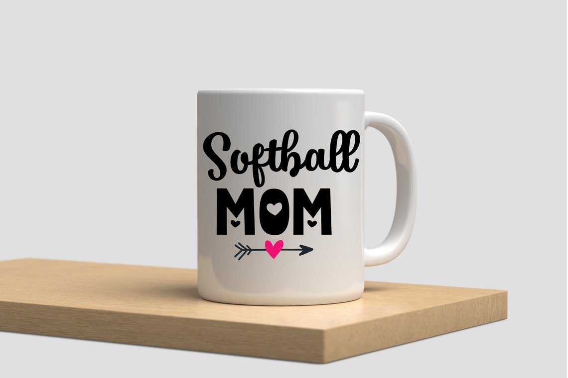 Sports Mug Softball Mom Coffee Mug Mom Gift Birthday and Etsy