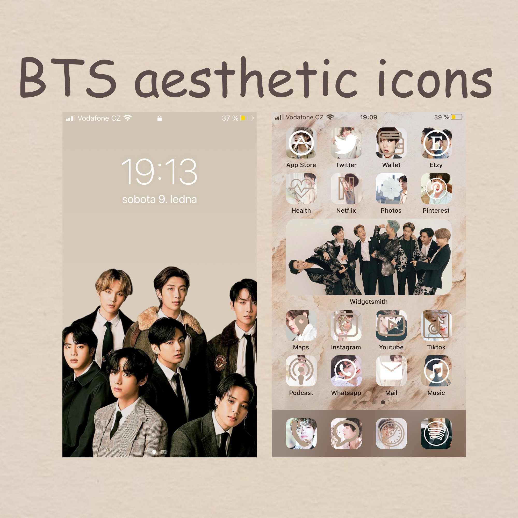BTS Icons Aesthetic