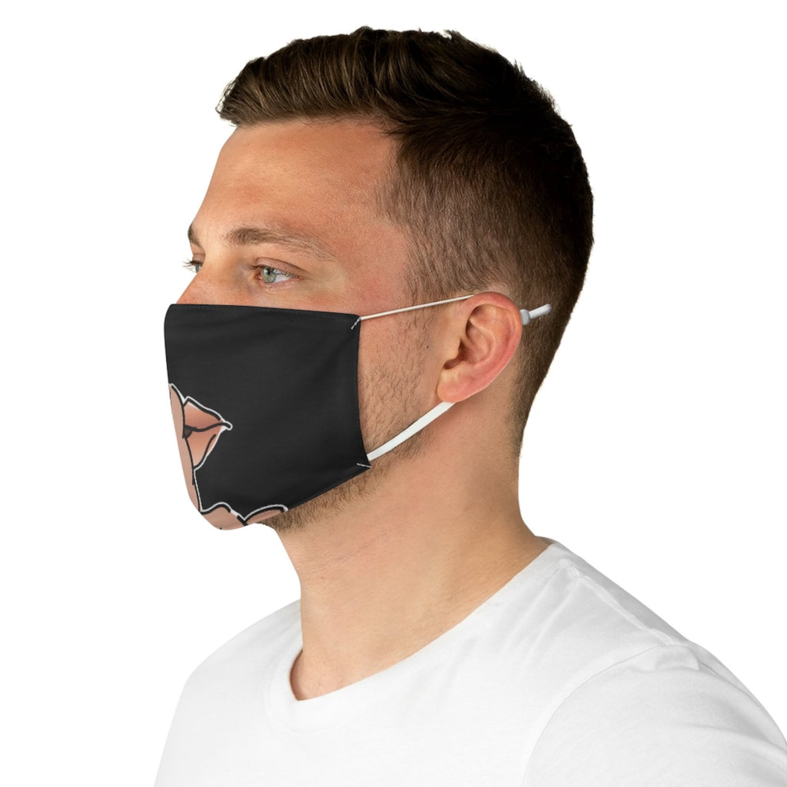 Shhh Finger Mask Lips Hush Snugfit Polyester Face Mask Etsy