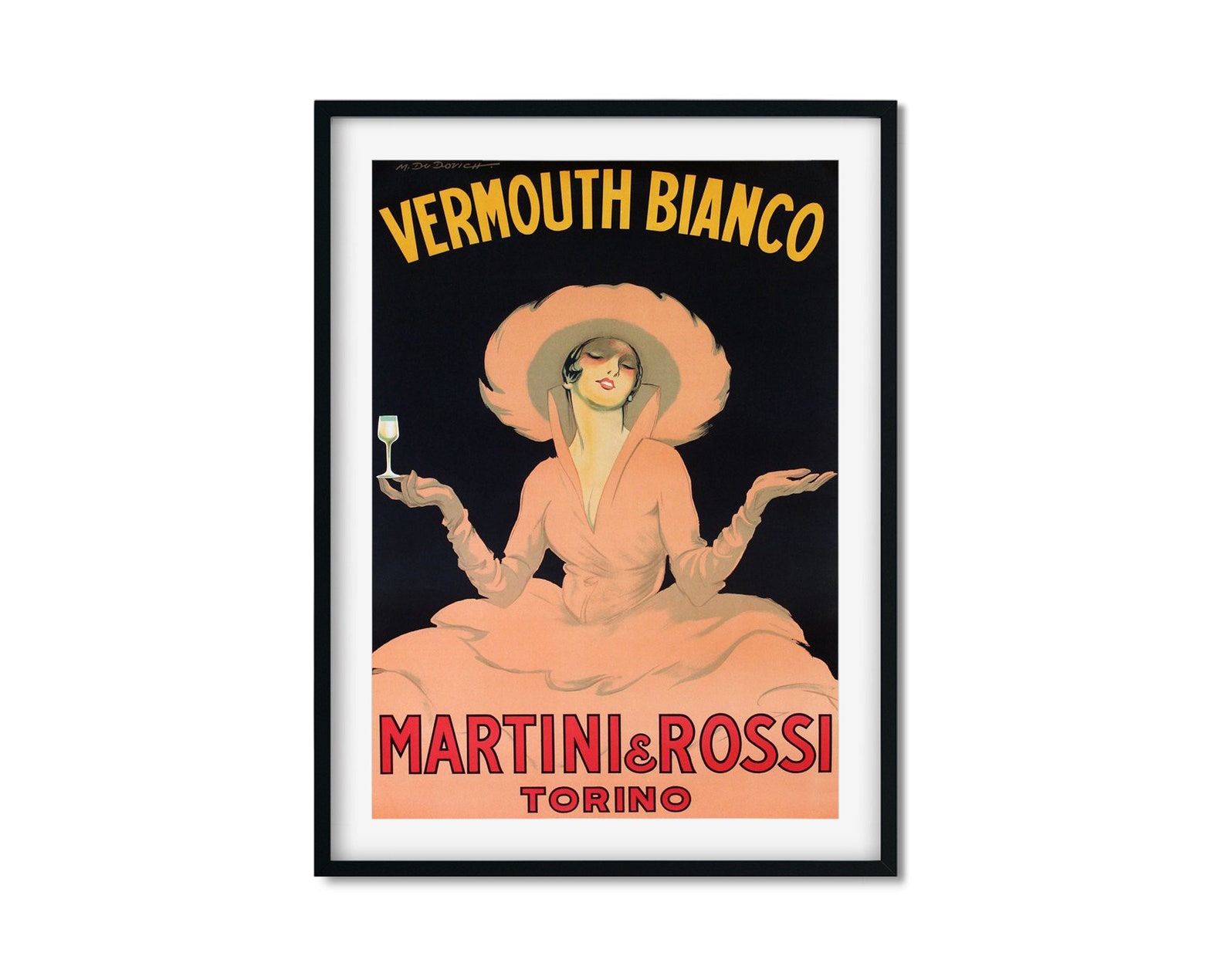 Vintage Martini & Rossi Ad Poster DIGITAL DOWNLOAD Retro Etsy