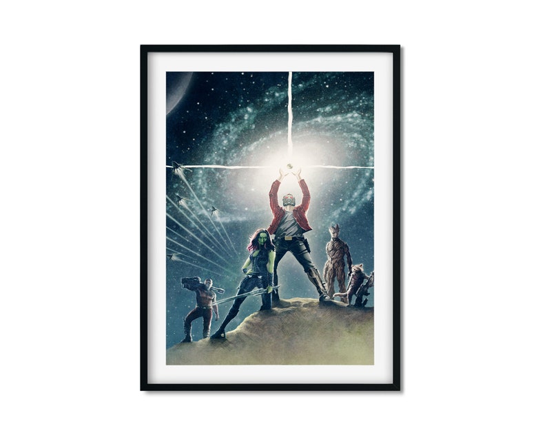 Avengers Poster Marvel Poster Digital Download Guardians of the Galaxy Movie Poster Marvel Art print Alternate Film Print Home Decor