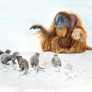 You Otter be Careful Giclée print