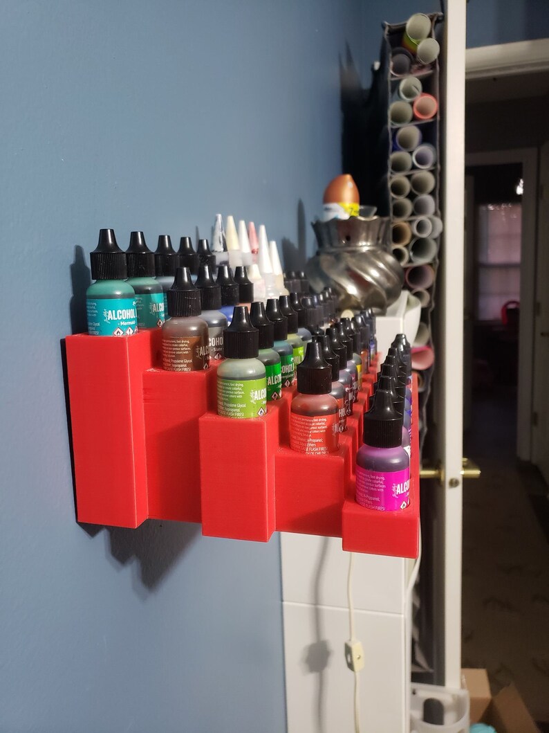 Alcohol Ink Bottle Storage Rack 25 Count Alcohol Ink Etsy