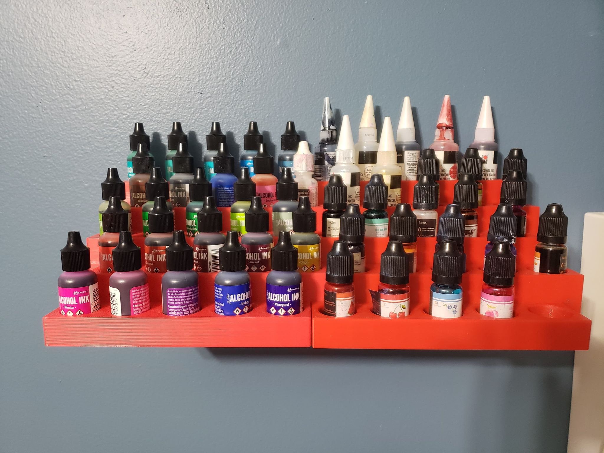 Alcohol Ink Bottle Storage Rack 25 Count Alcohol Ink Etsy