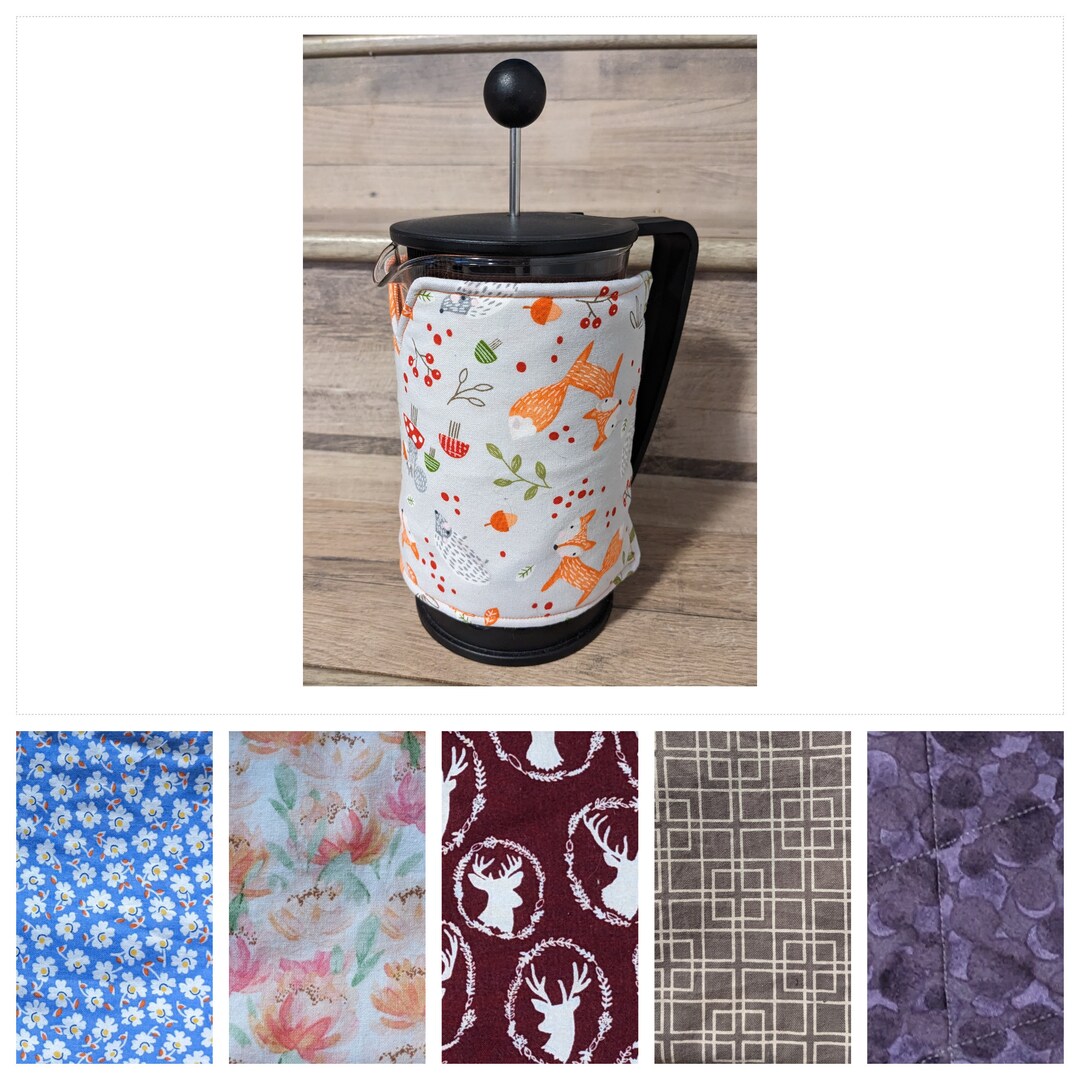 12 Cup French Press Cozy Etsy