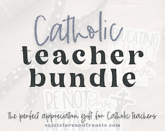 Catholic Teacher Bundle | Catholic Gift Bundle | Back-to-School Gift for Catholic Teachers | Catholic Teacher Gift | Catholic Teen Gift.