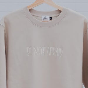 Be Not Afraid Catholic crewneck | Catholic Apparel for Women | Catholic Confirmation Gift | Saint John Paul II Sweatshirt