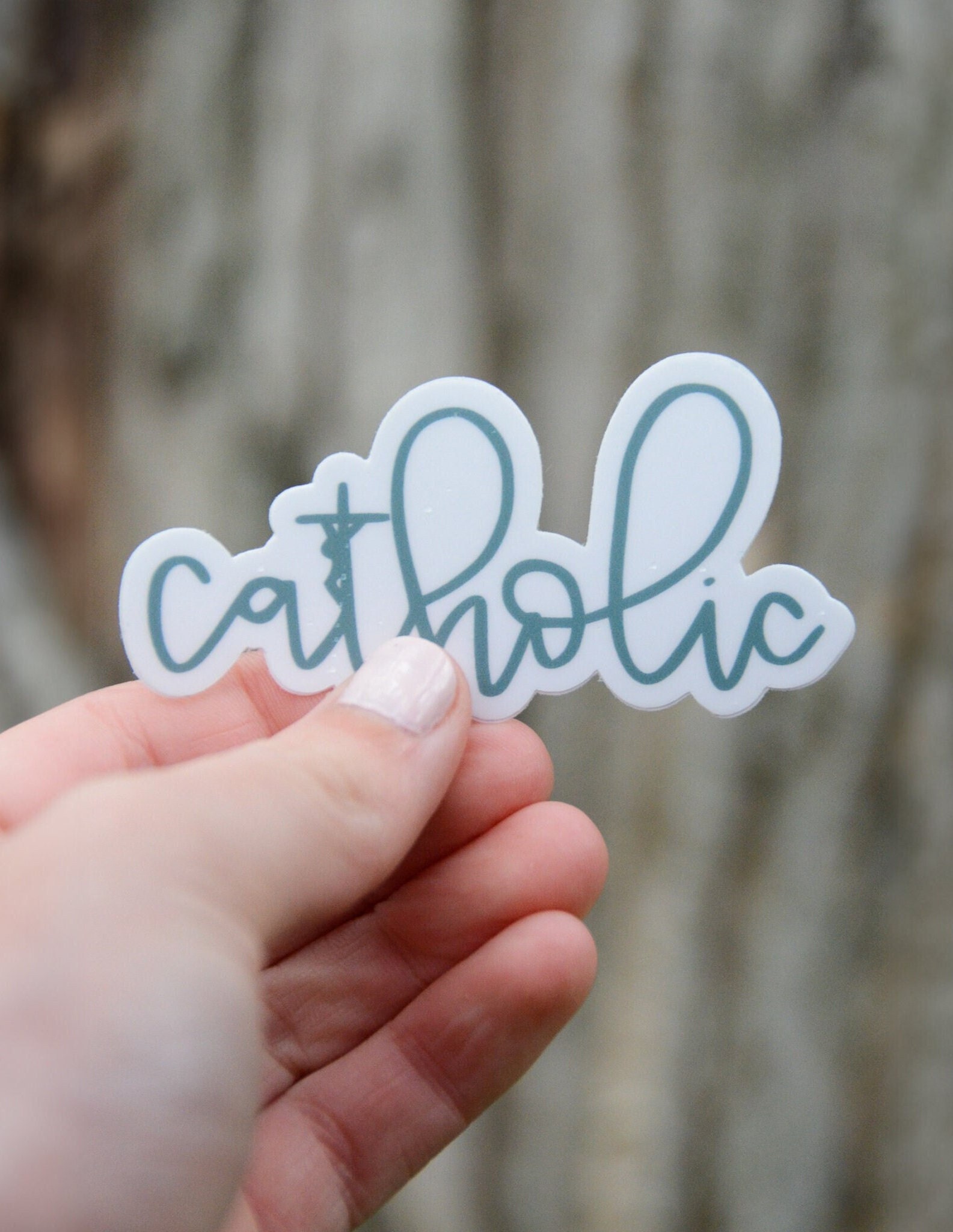 Catholic Vinyl Sticker | Catholic Quote Sticker or Decal | Catholic Sticker | Confirmation Gift | Catholic Teacher Gift | Catholic Teen Gift