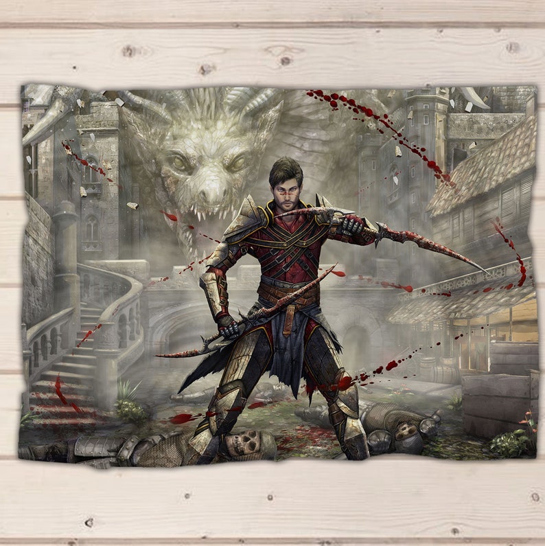 Drachen Alter Decke Dragon Alter Fleece Decke weiche Decke ...