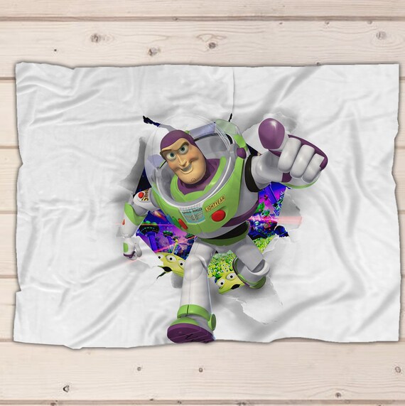 Toy Story blanket Toy Story Buzz Lightyear fleece blanket Etsy