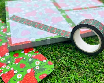 Strawbunny washi tape