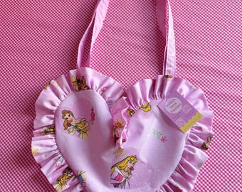 Princess heart tote bag