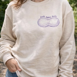 Sudadera divertida de doula con texto "Nacimiento lleva pelotas" / Camiseta de doula / Regalo de doula / Gracias doula / Gracias partera / Camiseta de enfermera de parto y parto