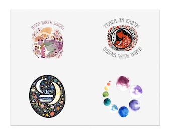 Geburts-Doula Hebammen Sticker Bogen