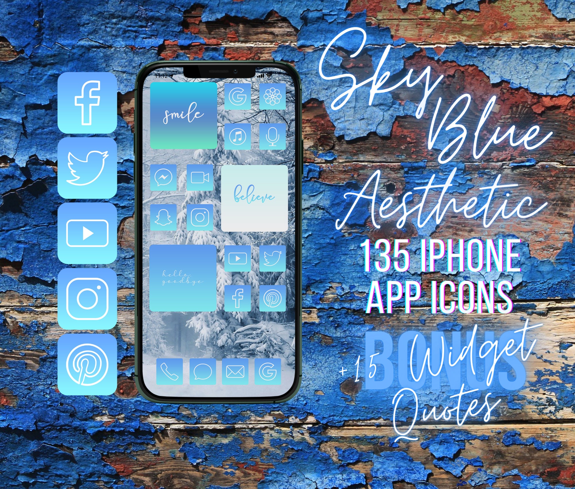 Sky Blue Aesthetic Iphone Ios14 Icons Baby Blue Aesthetic Etsy Sky Blue Aesthetic Iphone Ios14 Icons Baby Blue Aesthetic Etsy