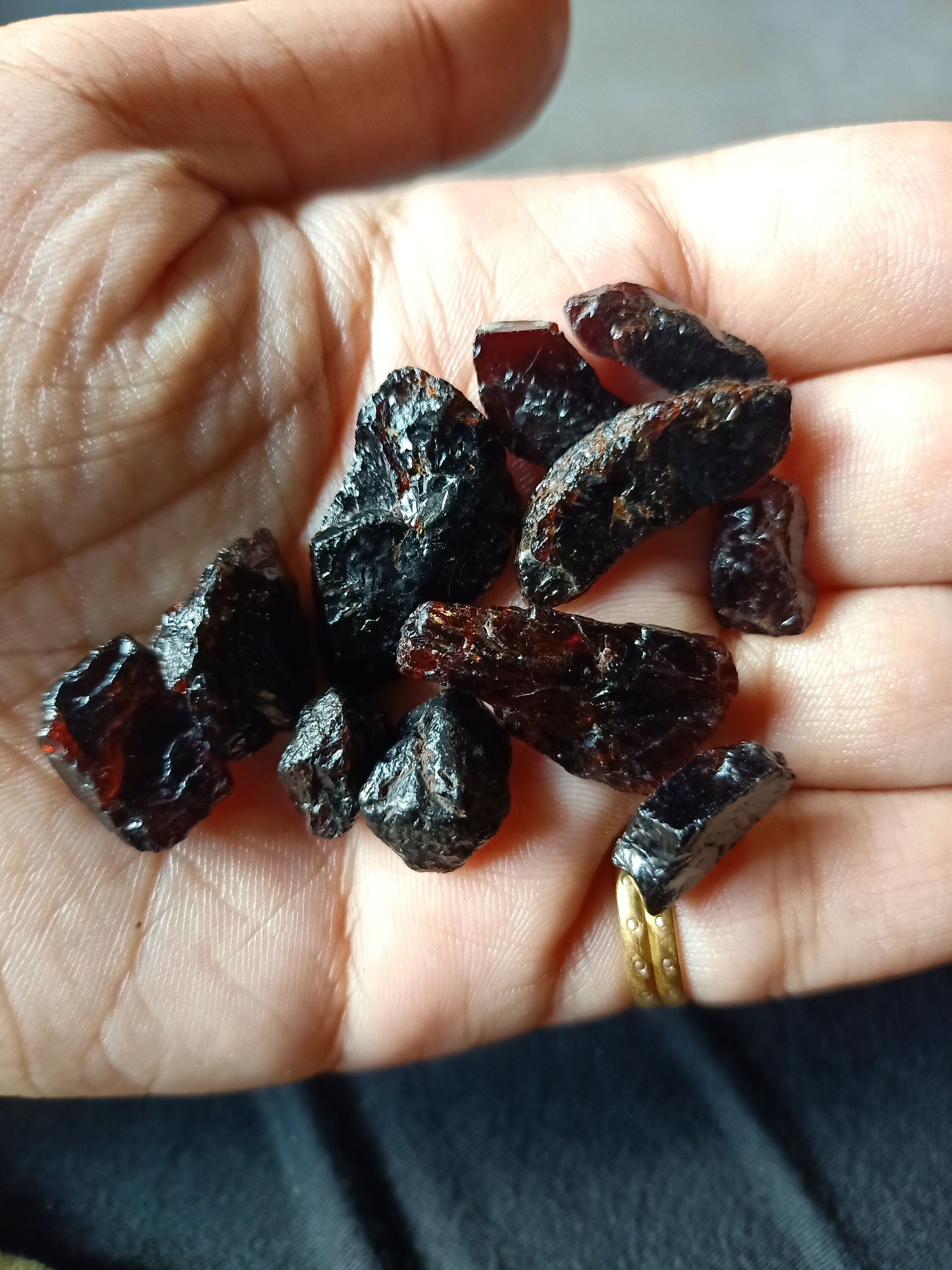 Natural Raw Black Rough Gemstone Specimens AAA Etsy