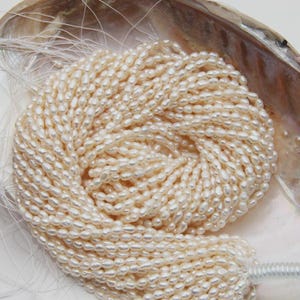 3~4mm Small Pearl Beads, Fresh Water Pearl, Luster White Pearl, Natural Fresh Water Pearl Beads, Loose Wedding Pearl Jewelry, Pearl Beads.