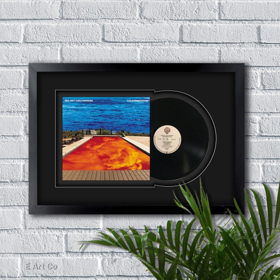 Californication, Red Hot Chili Peppers , Vinyl LP Record Framed and Ready  to Hang, Music Gift, Display, Wall Art 