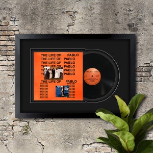 Kanye West , the Life of Pablo , Vinyl LP Record Framed and Ready