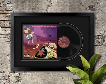 Kanye West , Graduation , Vinyl LP Record Framed and Ready to Hang