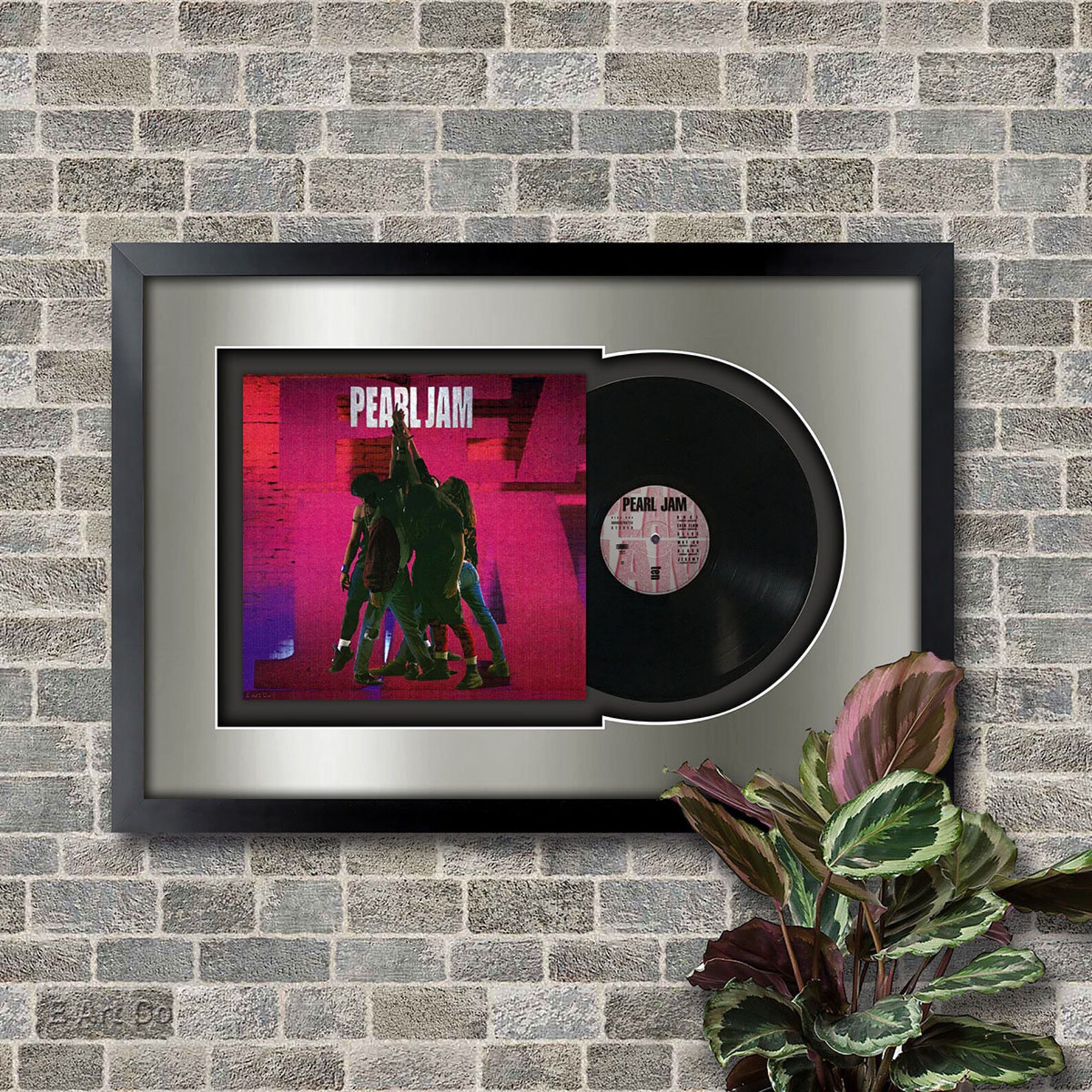 Ten by Pearl Jam Vinyl LP Record Framed and Ready to Hang | Etsy