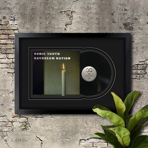 Sonic Youth , Daydream Nation Vinyl LP Record Framed and Ready to