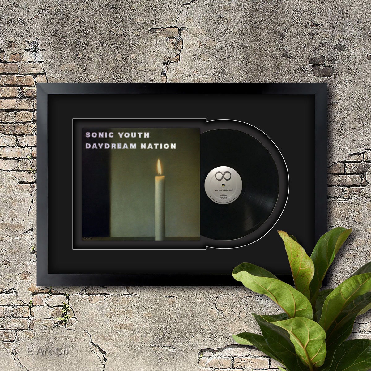 Sonic Youth , Daydream Nation Vinyl LP Record Framed and Ready to
