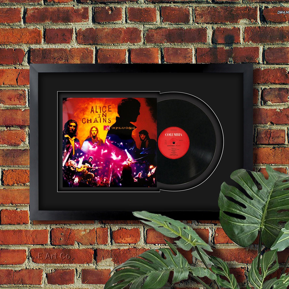 Mtv Unplugged, Alice in Chains Vinyl LP Record Framed and Ready to Hang,  Music Gift, Display, Wall Art 