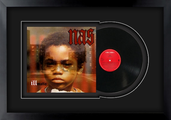 Nas, Illmatic, Vinyl LP Record Framed and Ready to Hang, Music