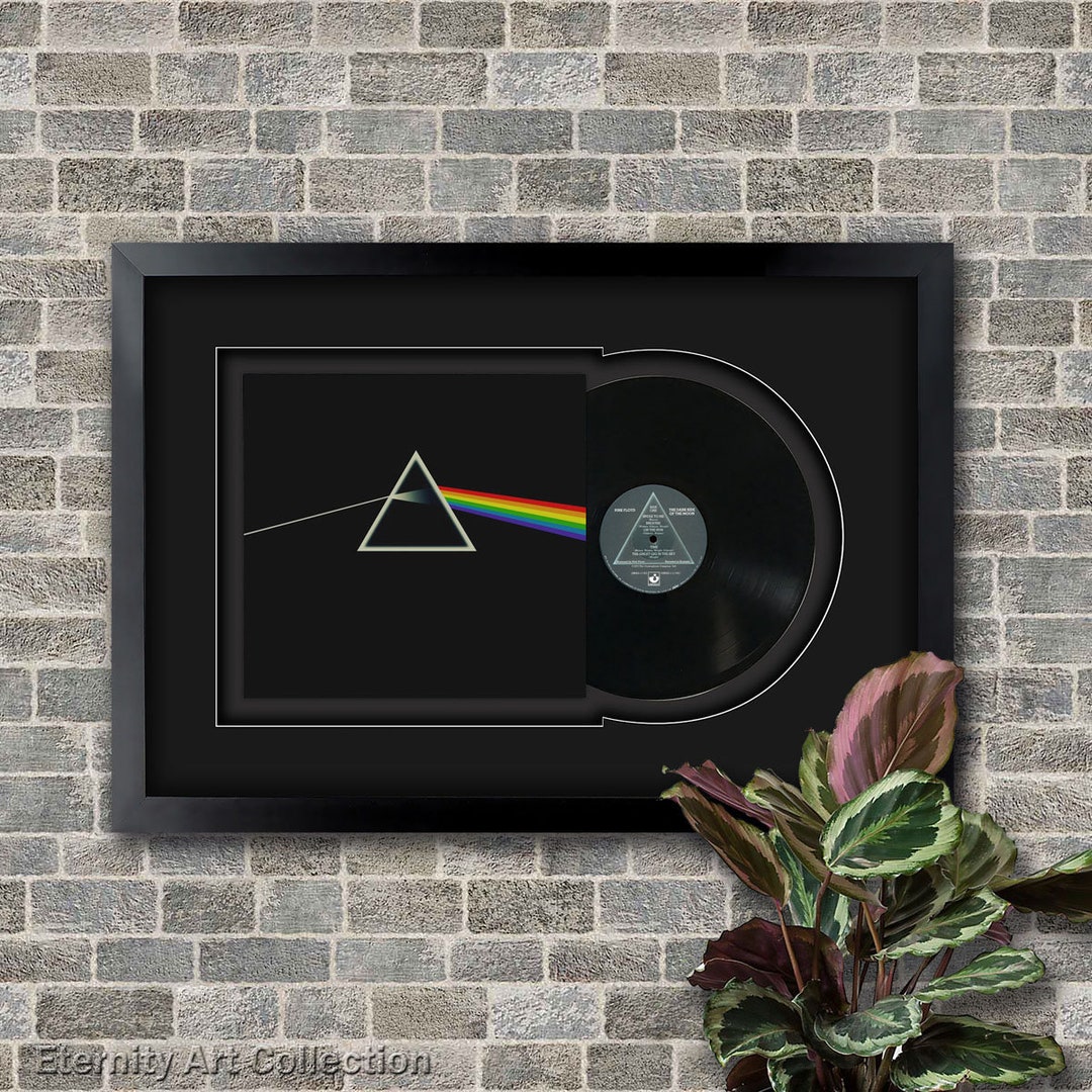 The Dark Side of the Moon by Pink Floyd, Vinyl LP Record Framed