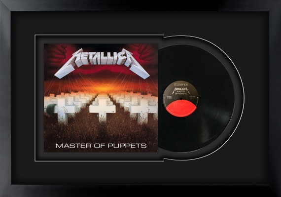 Master of Puppets by Metallica , Vinyl LP Record Framed and Ready
