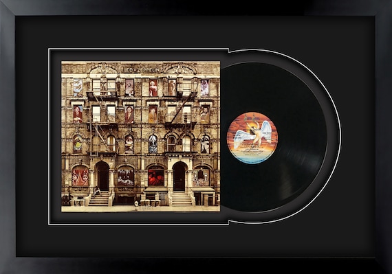 Led Zeppelin - Physical Graffiti, Vinyl LP Record Framed and Ready