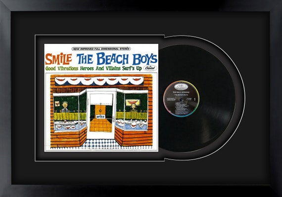 Beach Boys, the Smile Sessions, Vinyl LP Record Framed and Ready