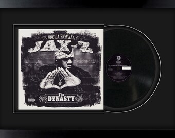 Jay Z, the Dynasty Roc La Familia, Vinyl LP Record Framed