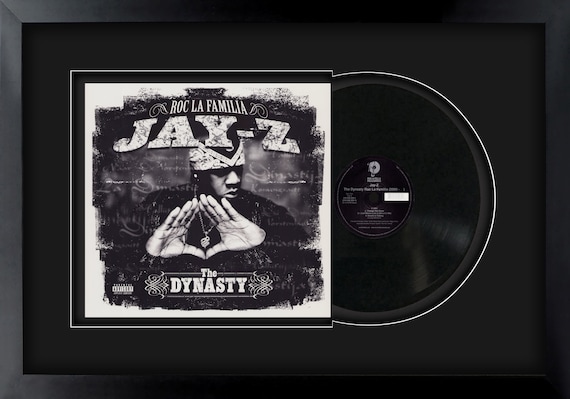 Jay Z, the Dynasty Roc La Familia, Vinyl LP Record Framed