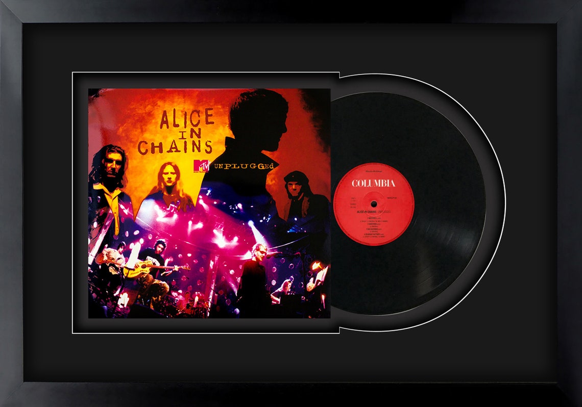 Mtv Unplugged Alice in Chains Vinyl LP Record Framed and Etsy Mtv Unplugged Alice in Chains Vinyl LP Record Framed and Etsy